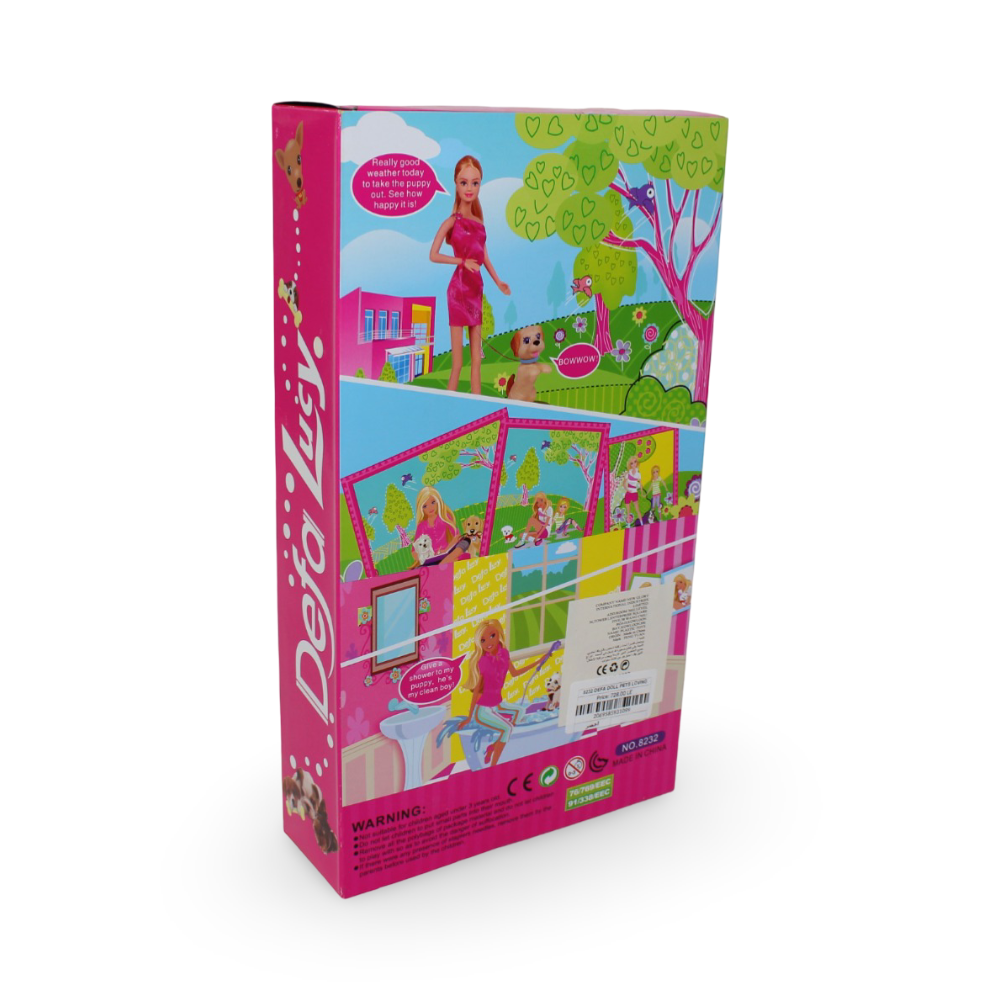 Defa Lucy Doll Set Pets Loving – Green