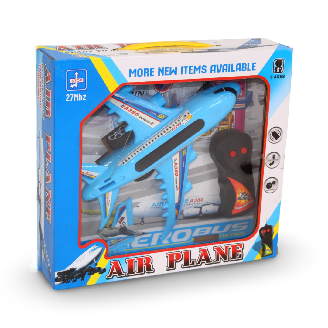 Air Plane With Remote Control – Baby Blue