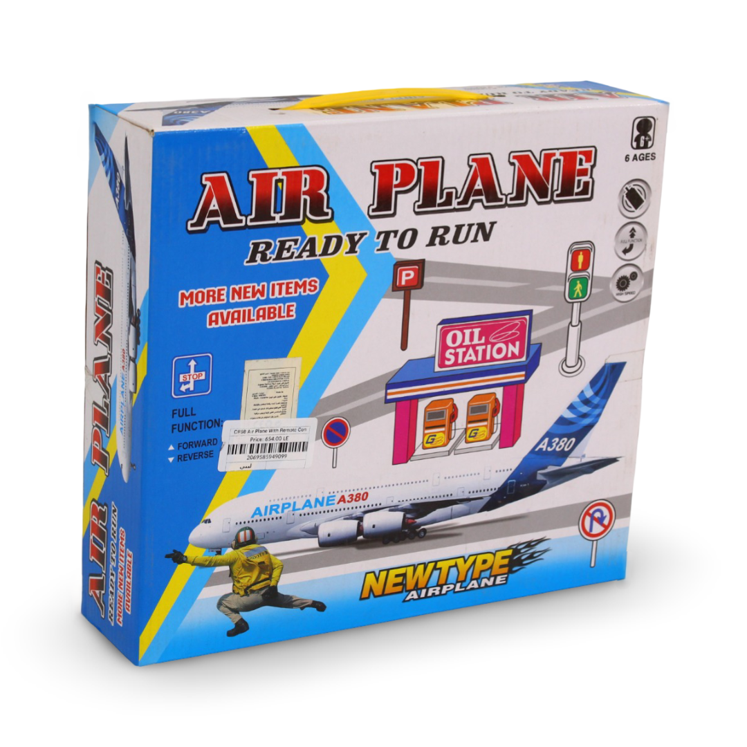 Air Plane With Remote Control – Baby Blue