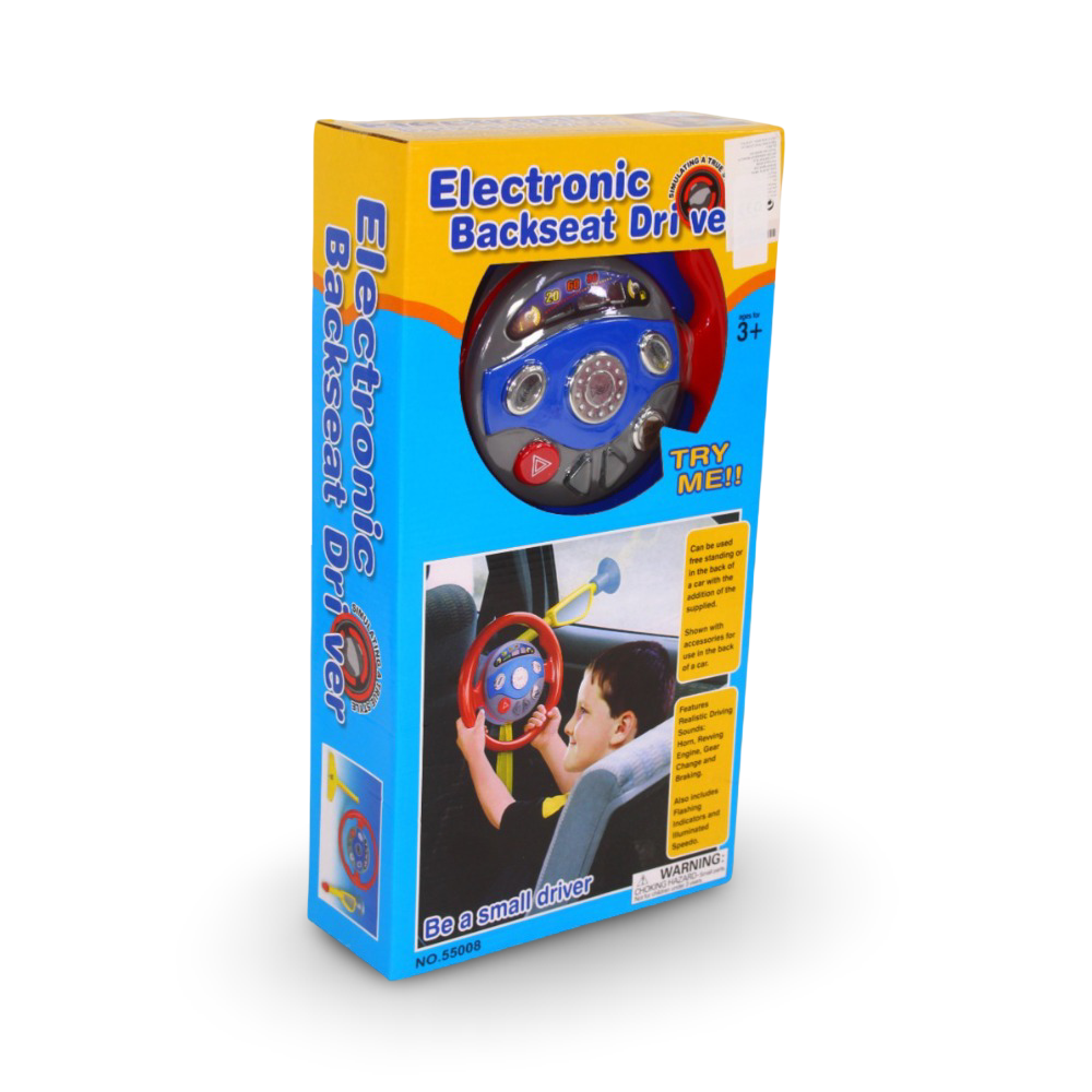 Electronic Backseat Driver Steering Wheel Toy - Toys - OKO