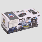 Police Transform Robot Car Toy – Black