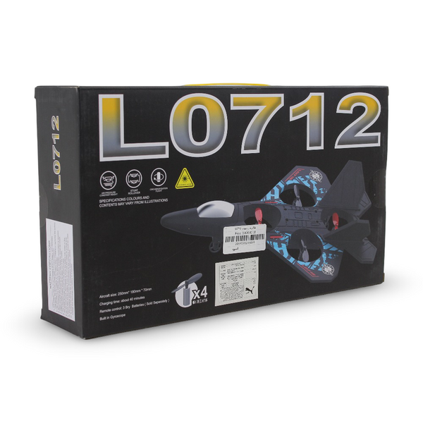 Remote-Control Flying Jet - Black