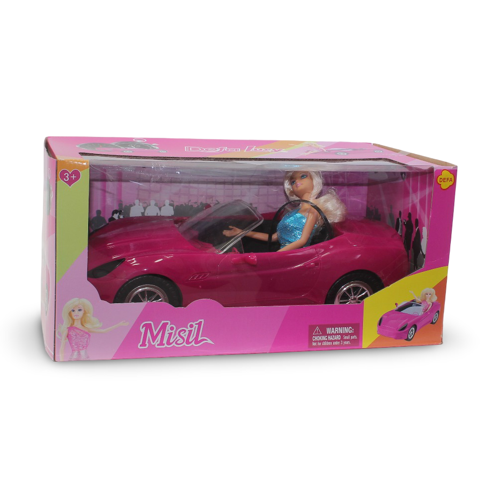 Defa Lucy Misil Pink Doll Car – Compact & Fun Ride for Girls