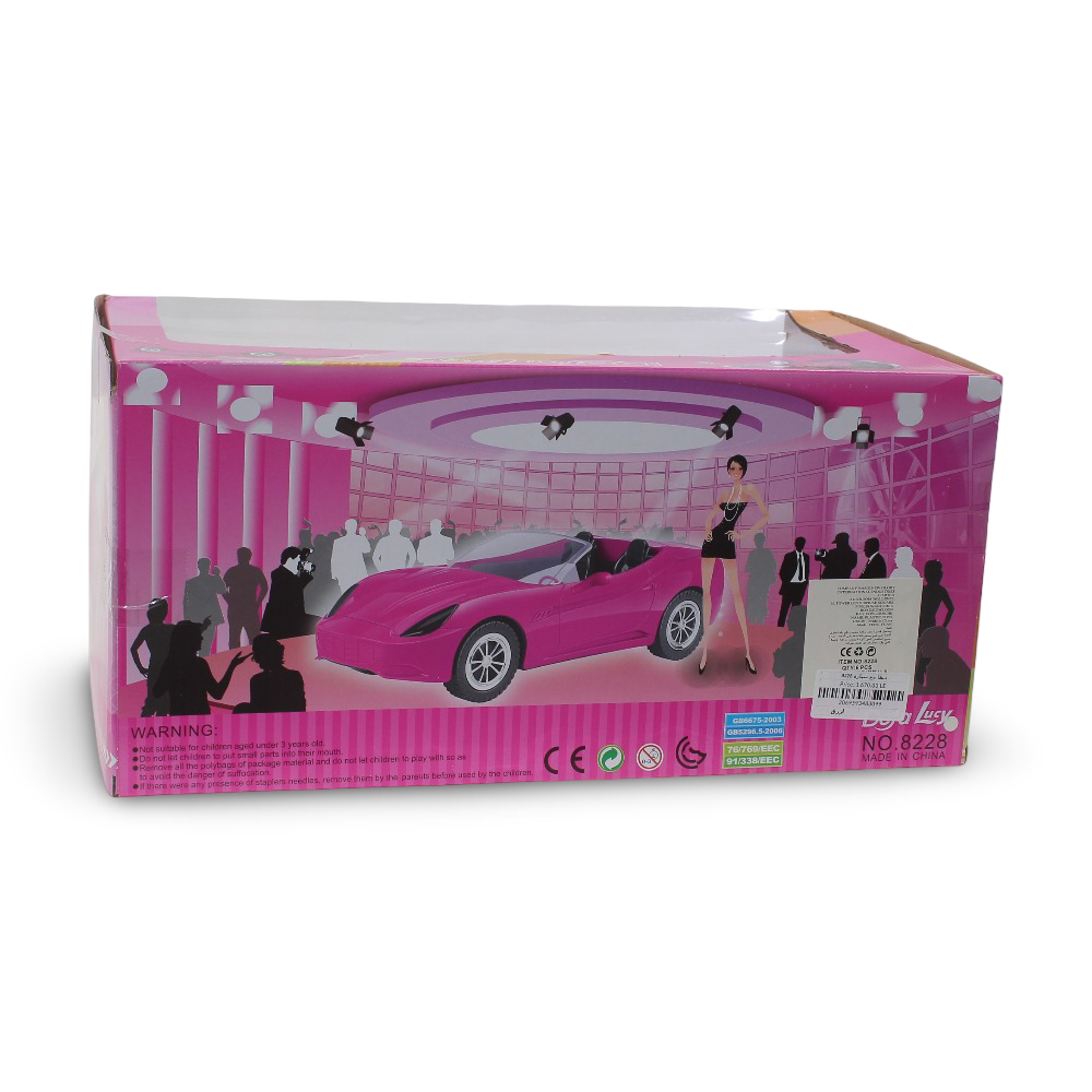 Defa Lucy Misil Pink Doll Car – Compact & Fun Ride for Girls