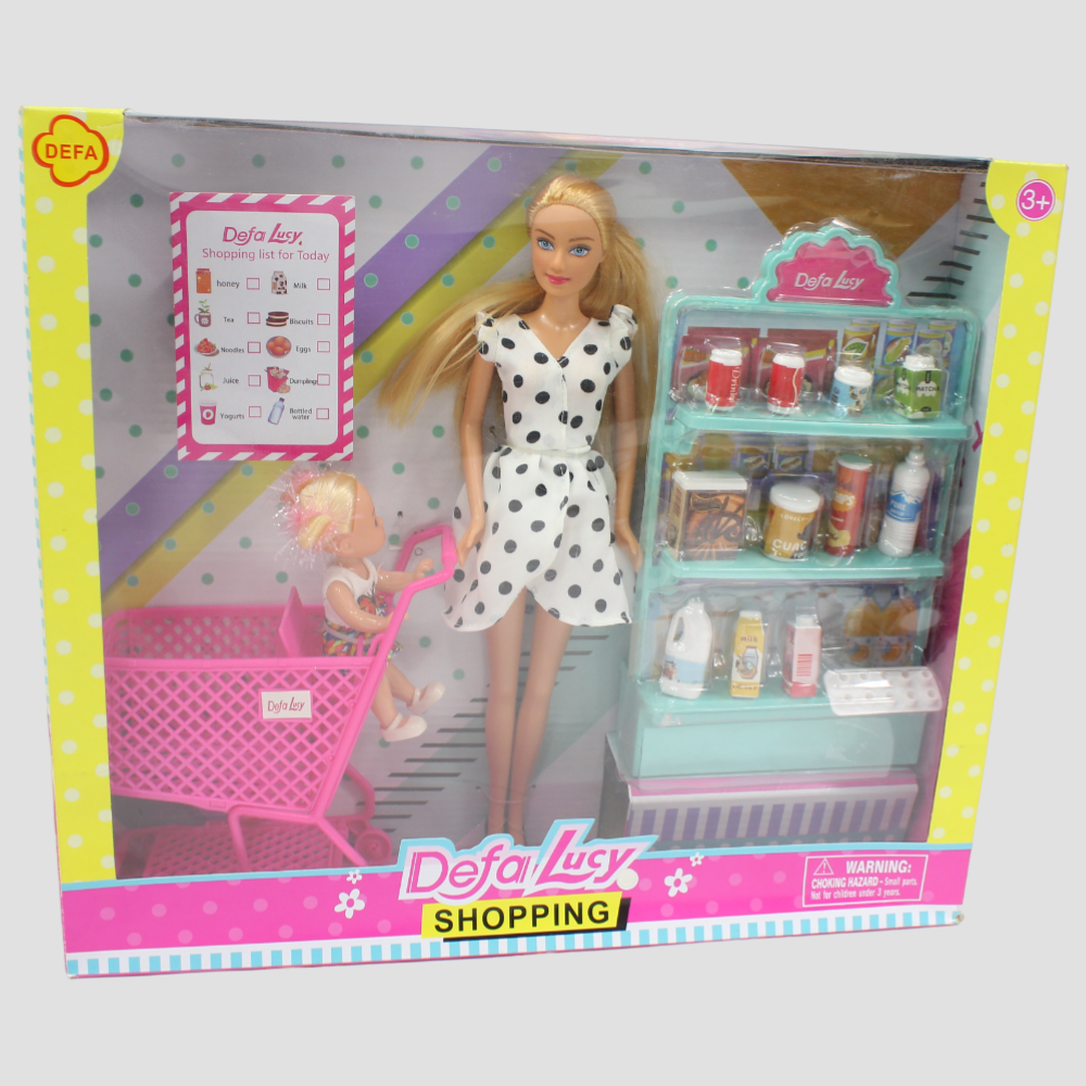 Defa Lucy Mother & Daughter Supermarket Playset