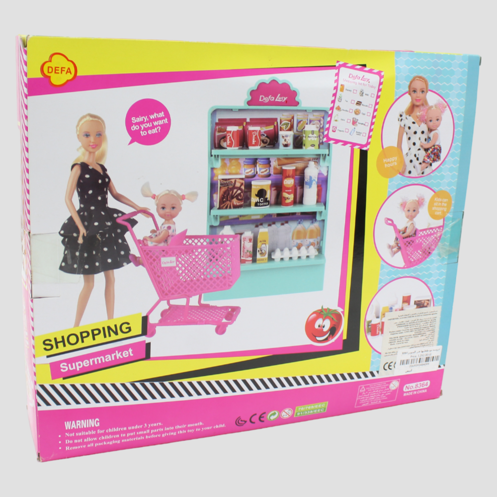 Defa Lucy Mother & Daughter Supermarket Playset