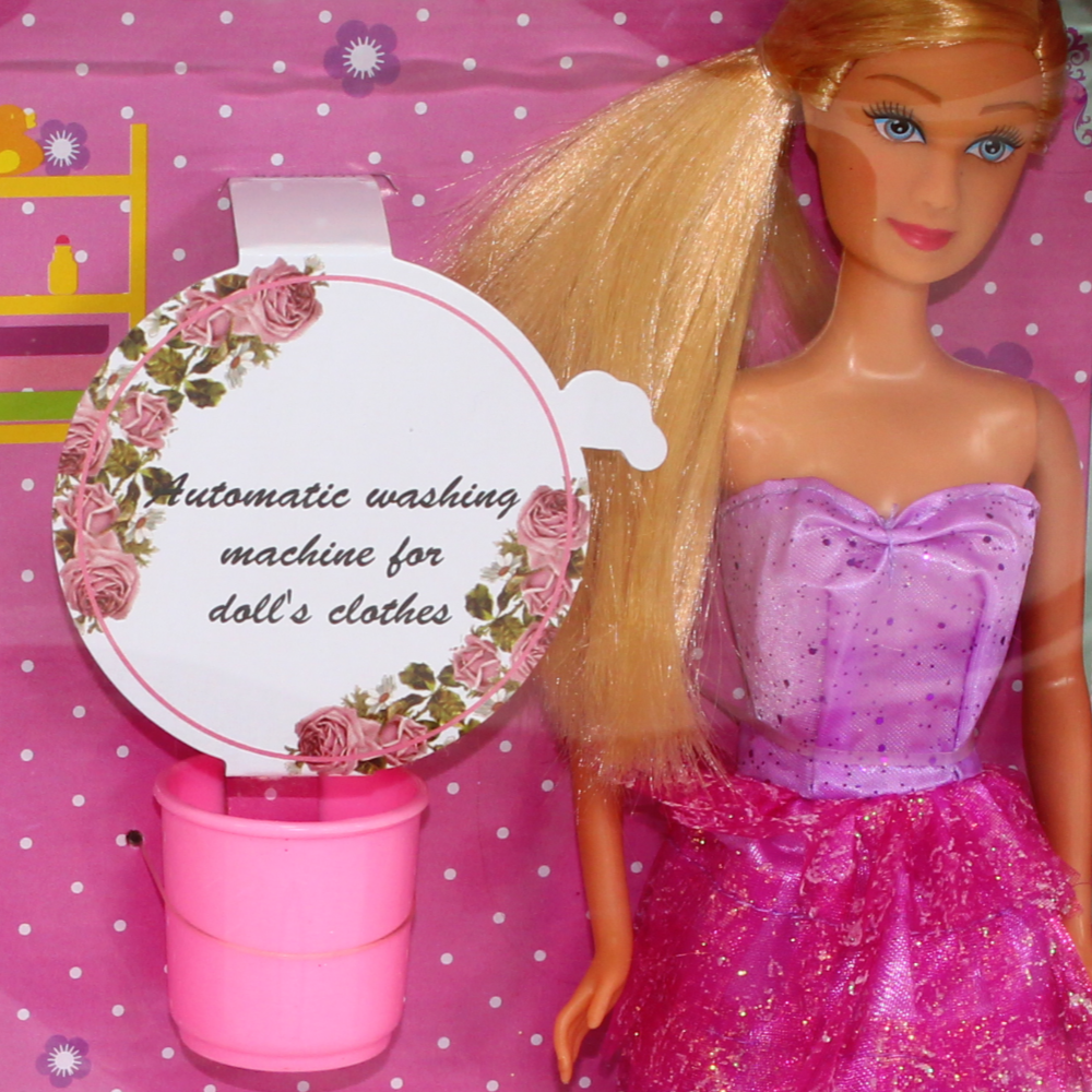 Defa Lucy Fashion Doll with Washing Machine Set