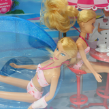 Defa Lucy Swimming Time Playset – 2 Dolls with Accessories (13 Pieces)