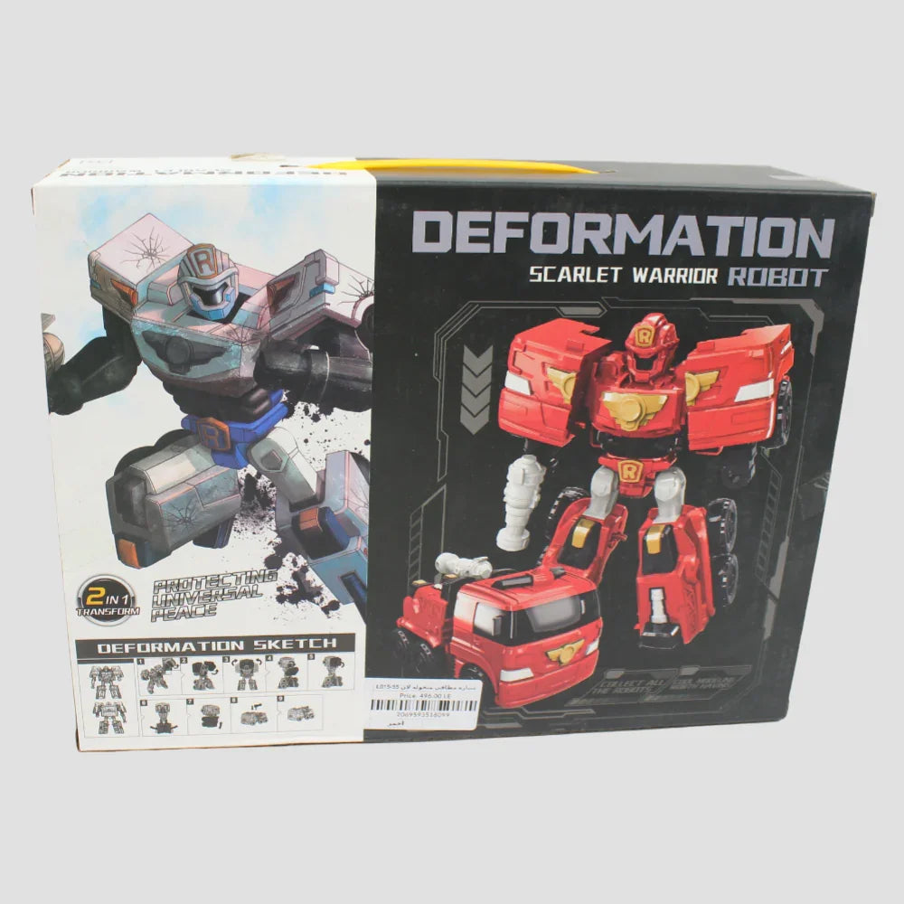 Deformation Scarlet Warrior Robot