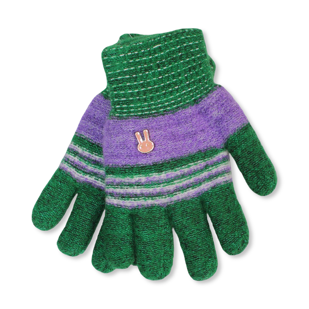 Children Gloves – Green - Clothing - T.W.K-Accessories