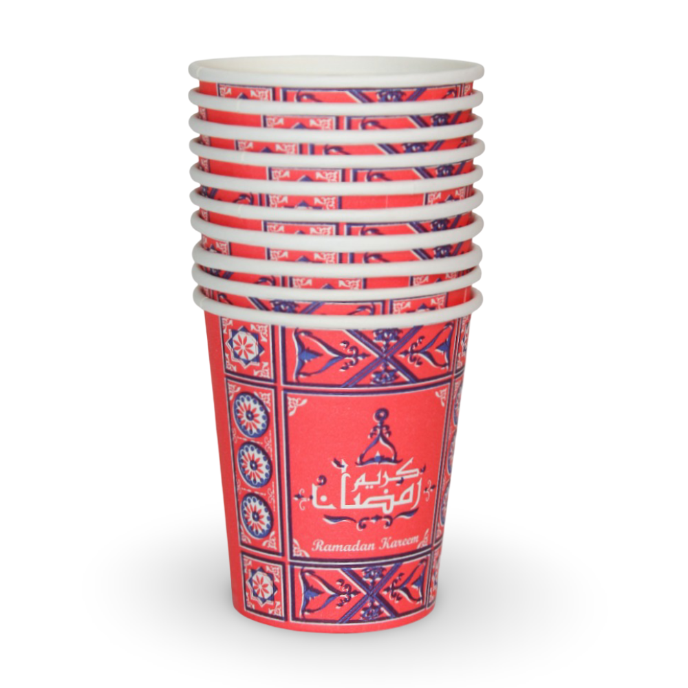 Ramadan Paper Cup – 10 Pcs - Party - T.w.k