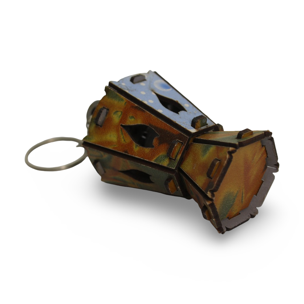 Wooden Ramadan Lantern Medal