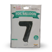 Number 7 Foil Balloon – Black