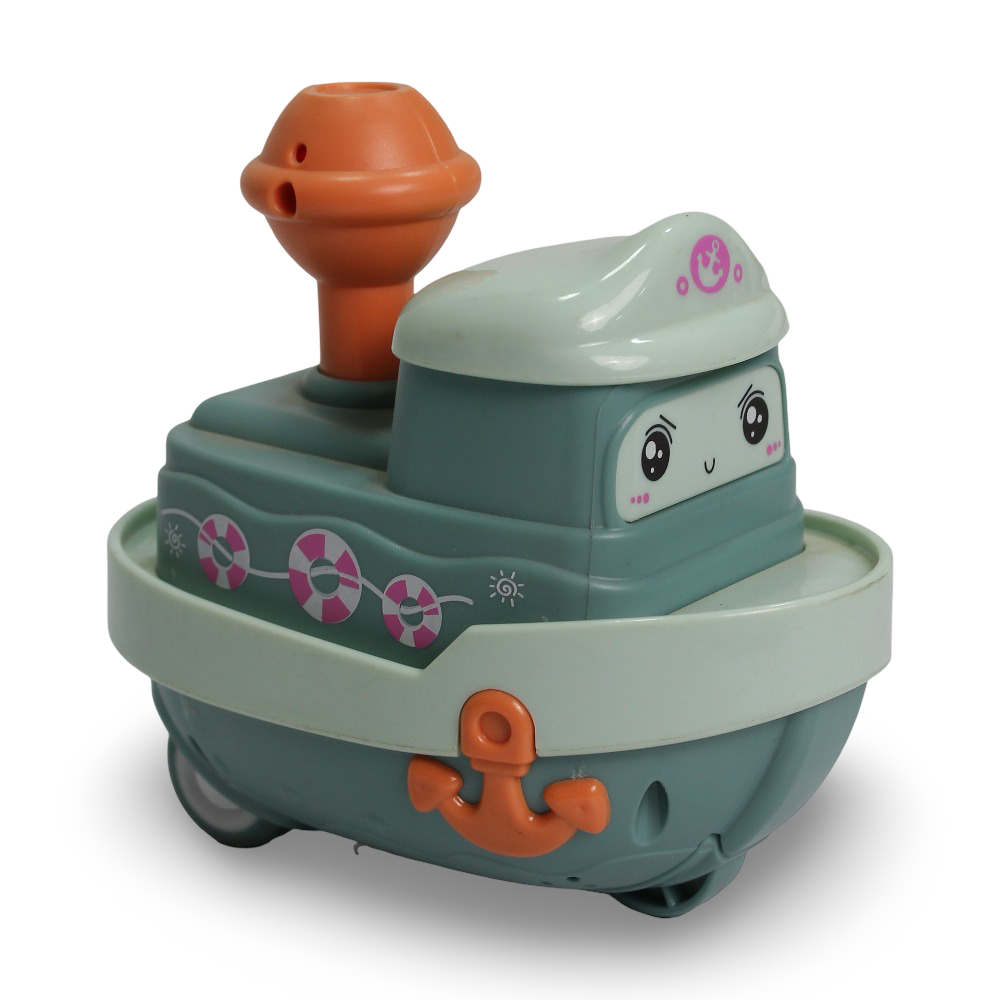 Cute Ship Push/Pull Toy