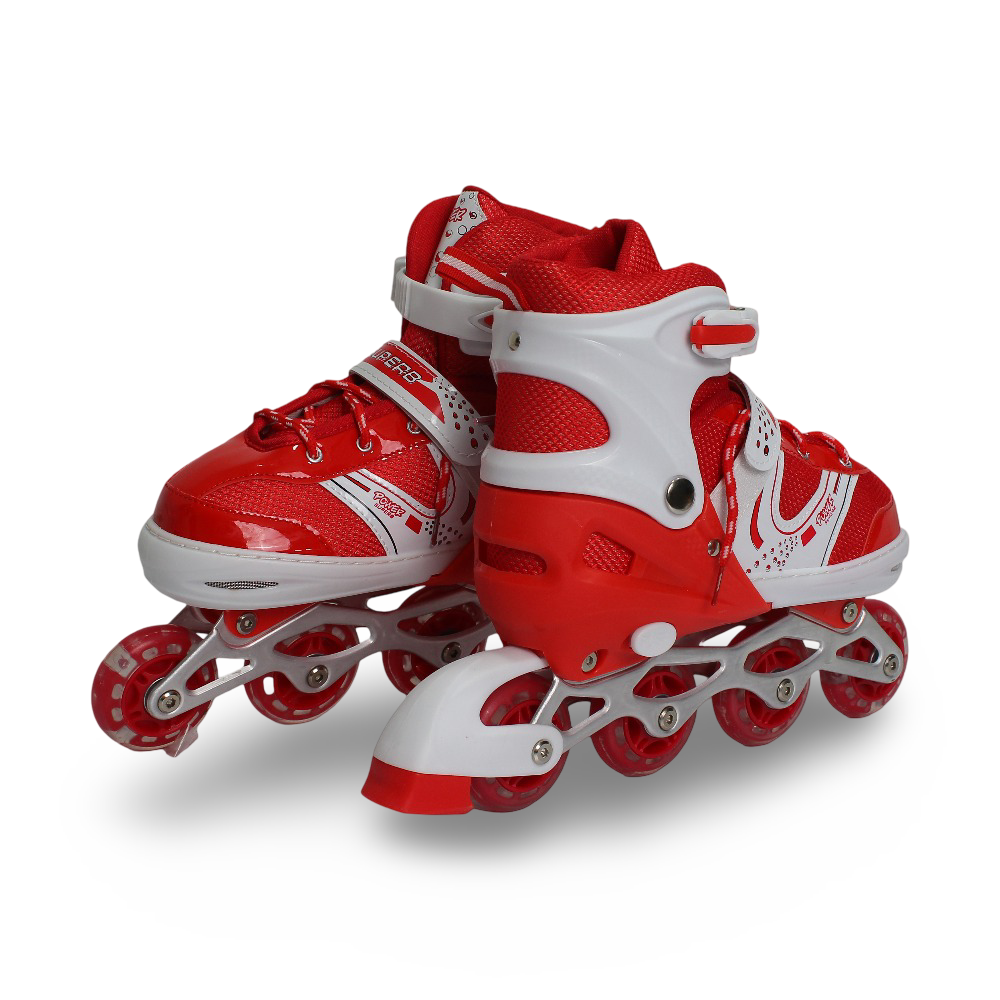 Skating Shoes Single Row – Red (L)