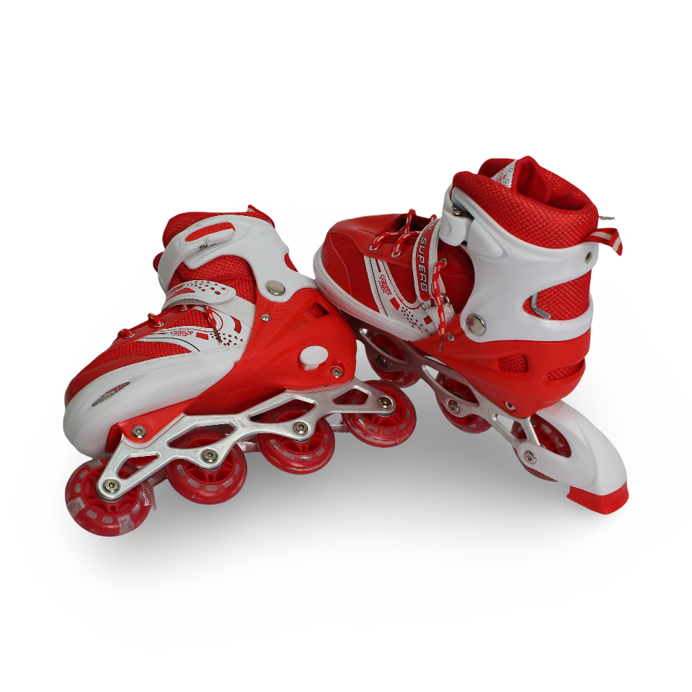 Skating Shoes Single Row – Red (L)