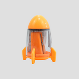 Orange Rocket Pencil Sharpener