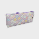 Bunny Glasses Purple Pencil Case