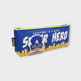 Captain America Blue Pencil Case