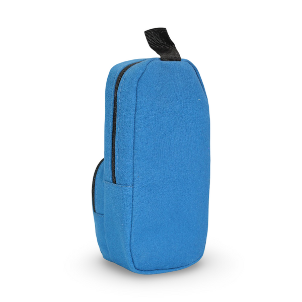 Pencil Case with Keychain Pocket – Baby Blue