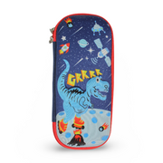 Dinosaur Pencil Case with Space Design