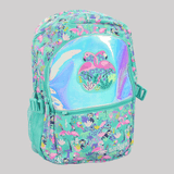 Flamingo Mint Green 17 Inches Backpack