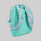 Flamingo Mint Green 17 Inches Backpack