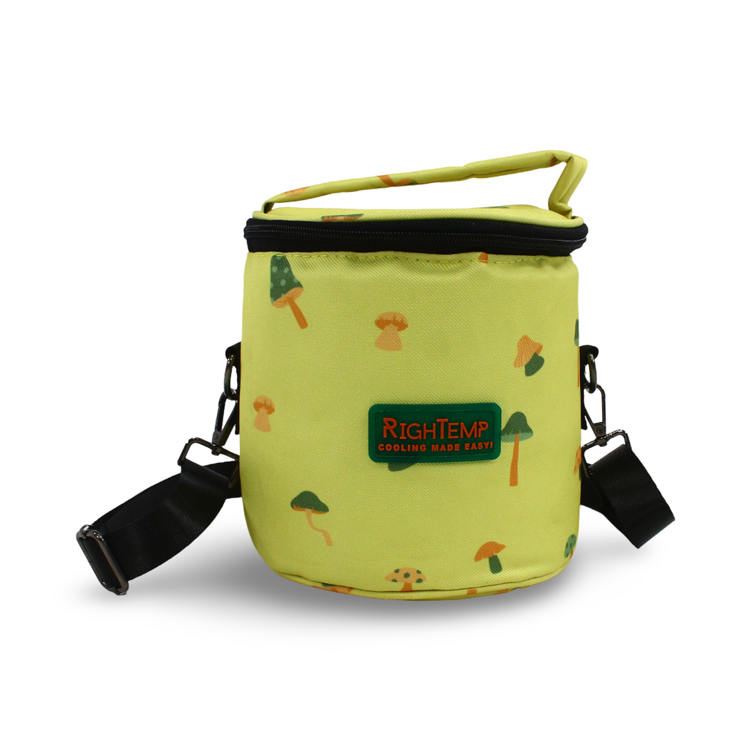 Rightemp Breastmilk Cooler Bag with 2 Gel Pouches – Yellow