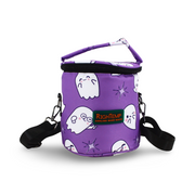 Rightemp Breastmilk Cooler Bag with 2 Gel Pouches – Purple Ghost Print