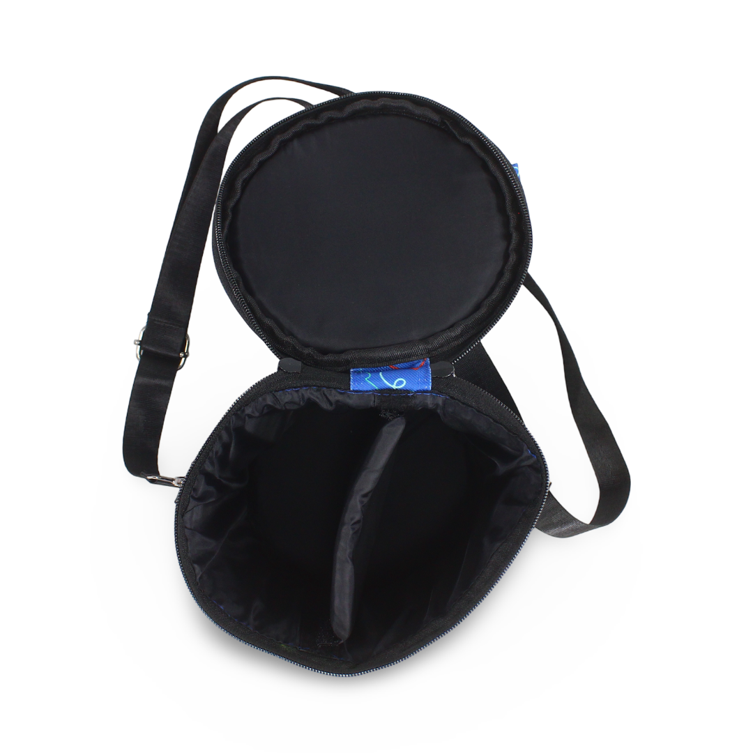 Rightemp Breastmilk Cooler Bag with 2 Gel Pouches – Blue Doodle Print