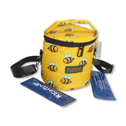 Righ Temp Breastmilk Cooler Bag with 2 Gel Pouches – Yellow with Bee Print