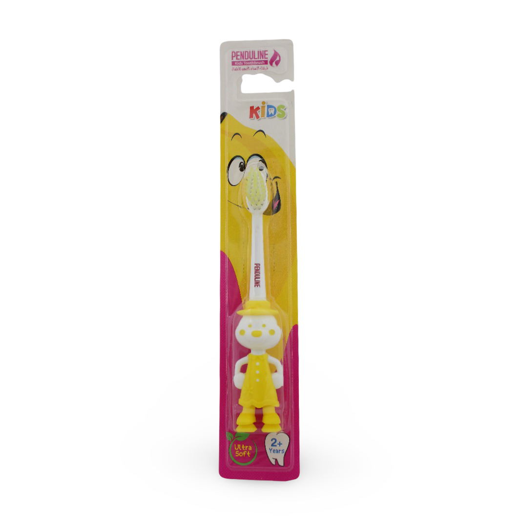 Penduline Girls Tooth Brush Yellow - Baby Essentials