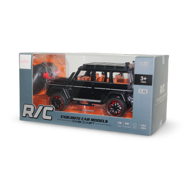 HCF 1:22 Scale Remote Control Mercedes-Benz G-Class Car – Black