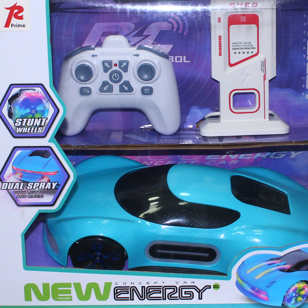 Prime New Energy Concept RC Car Toy – Baby Blue