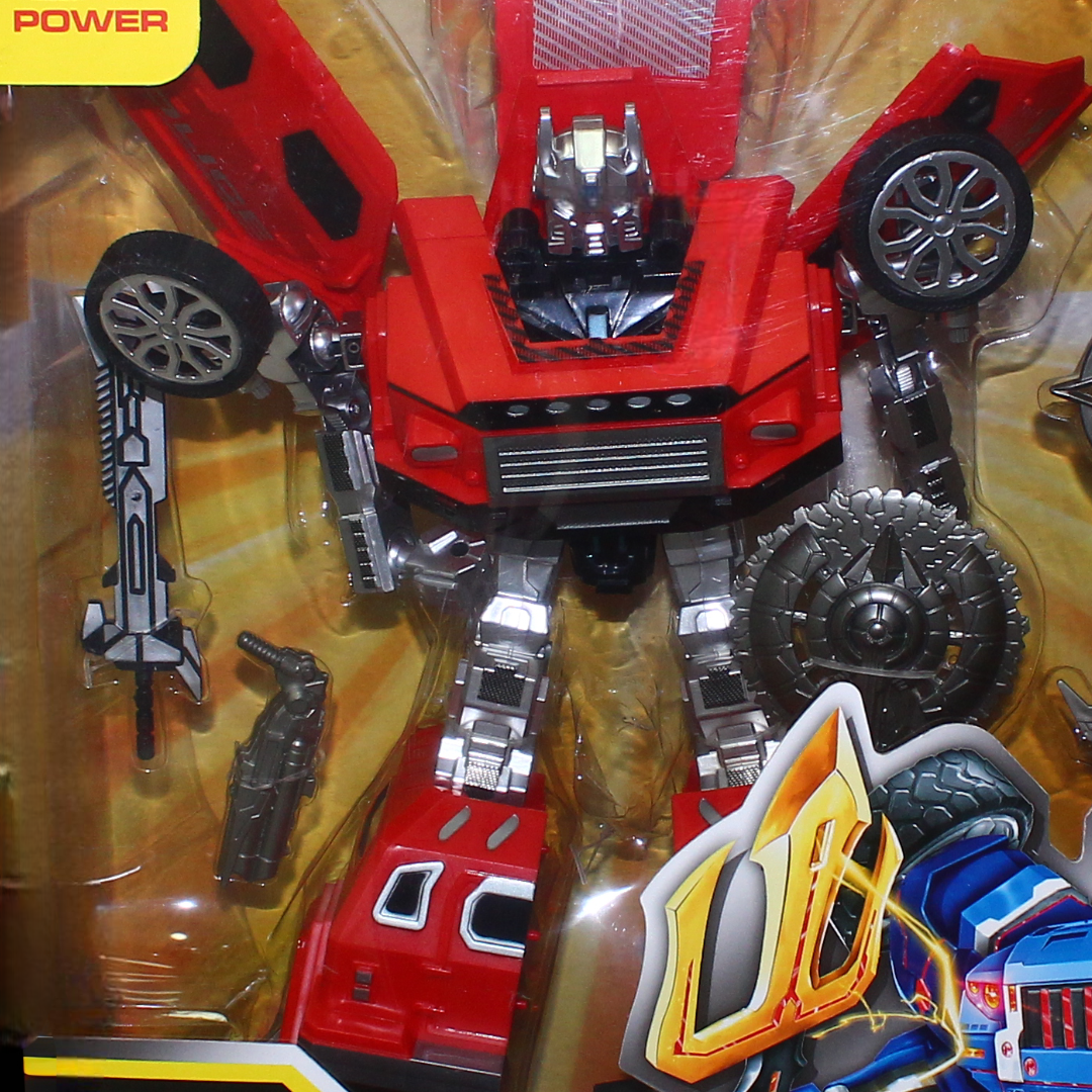 City Powerful Force Burst of Power Guardian Transforming Action Figure