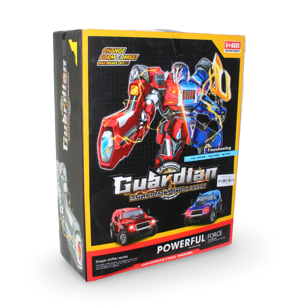 City Powerful Force Burst of Power Guardian Transforming Action Figure