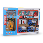 Cufan Pull-Back City Police Series Toy Set
