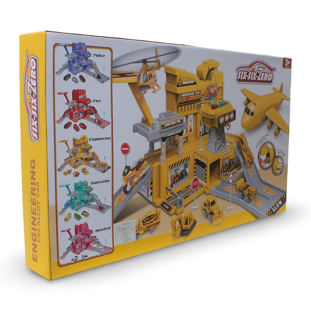 Cufan Six-Six-Zero Engineering Construction Toy 1:64 Scale – 29 Pcs