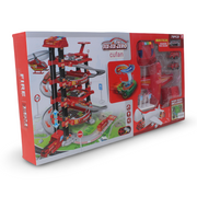 Cufan Six-Six-Zero Fire Station Garage Toy 1:64 Scale – 79 Pcs