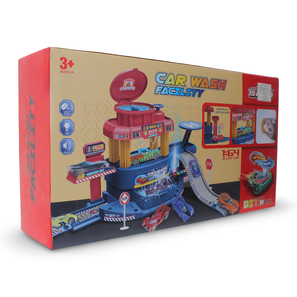 Cufan Car Wash Facility 37°C Heat Discoloration Alloy Car – 39 Pcs