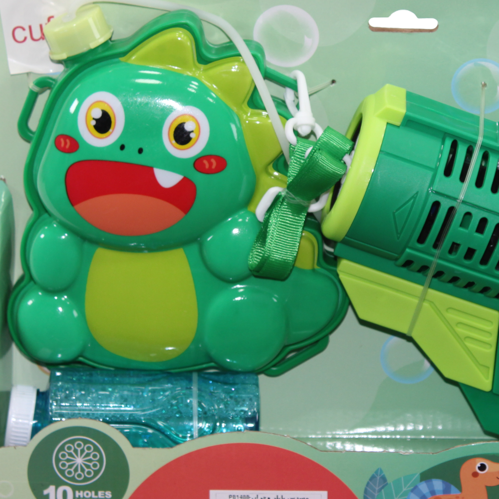 Cufan Dinosaur Bubble Gun Backpack