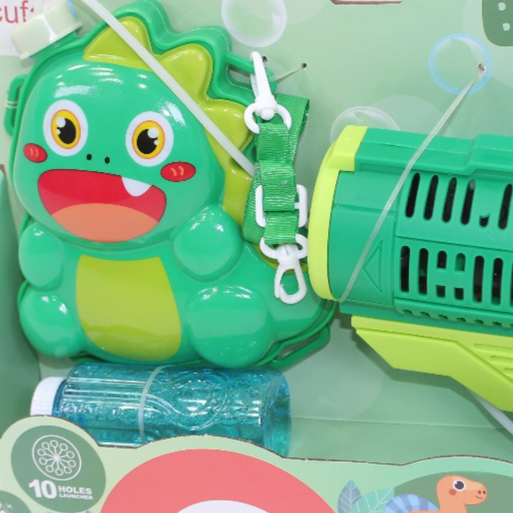 Cufan Dinosaur Bubble Gun Backpack