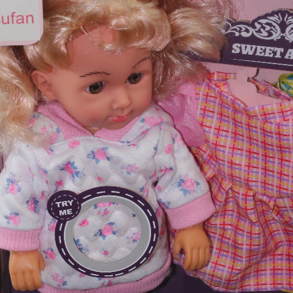 Cufan Singing Baby Doll "Lulu" with Music & Dress – 12-Inch Interactive Play Doll