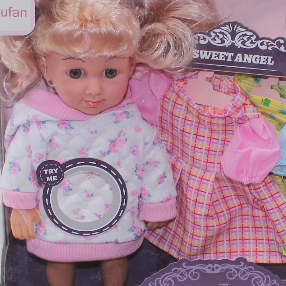 Cufan Singing Baby Doll "Lulu" with Music & Dress – 12-Inch Interactive Play Doll