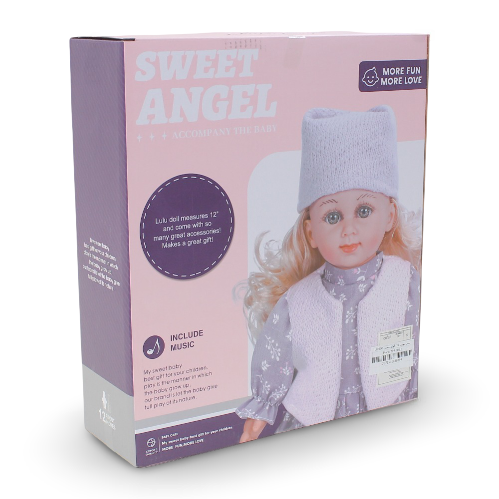 Cufan Singing Baby Doll "Lulu" with Music & Dress – 12-Inch Interactive Play Doll