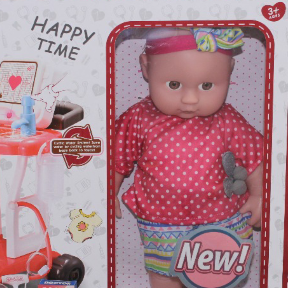 Doctor Trolley Playset with Baby Doll – 12 Inches