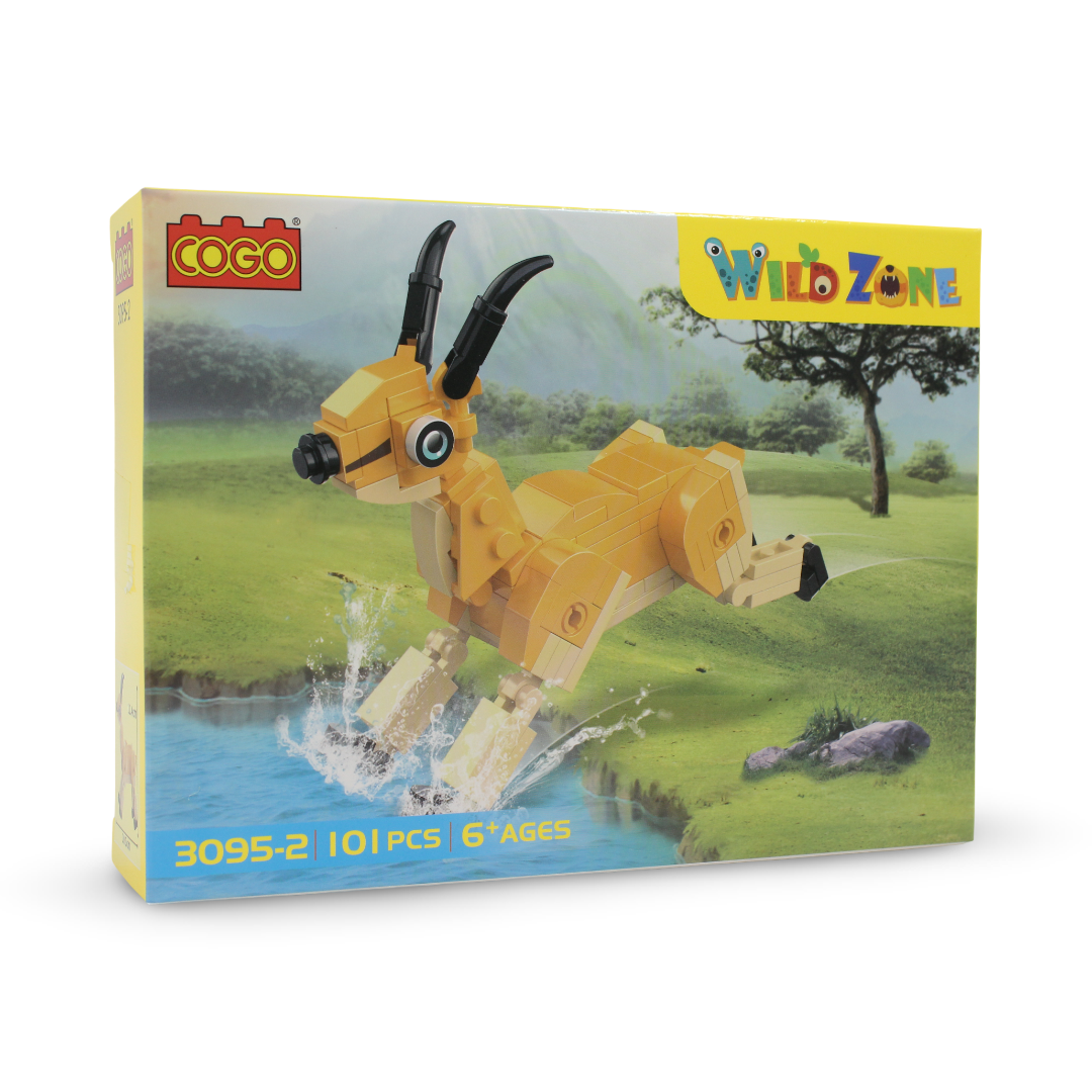 Cogo Wild Zone Antelope Building Block Set – 101 Pcs