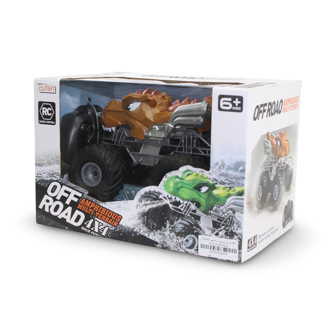 شاحنة الديناصورات Cufan RC الوعرة 4x4 - بني
