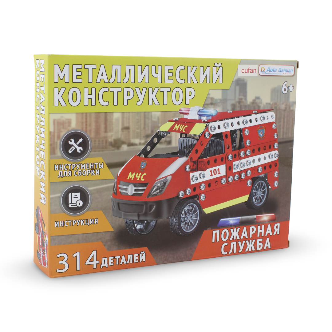 Cufan Metallic Construction Set – 314 Pcs