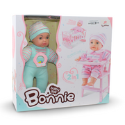 Bonnie Baby Doll 2 in 1 with Bed & High Chair